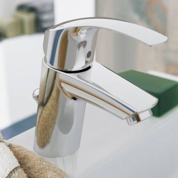 Baterie lavoar Grohe Eurosmart S-Size cu ventil, crom - Culoare Crom