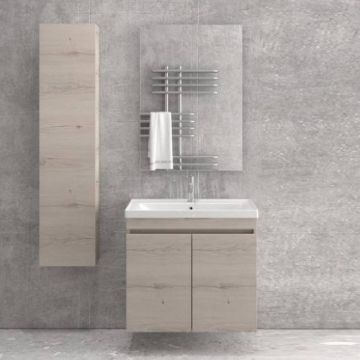 Lavoar Karag Sava 2080, 80x46x16,5 cm, alb - Dimensiune 80cm