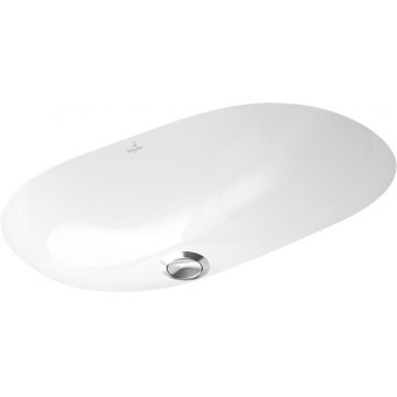 Lavoar Villeroy & Boch O.Novo 53x32cm  montare sub blat  fara orificiu baterie  Alb Alpin