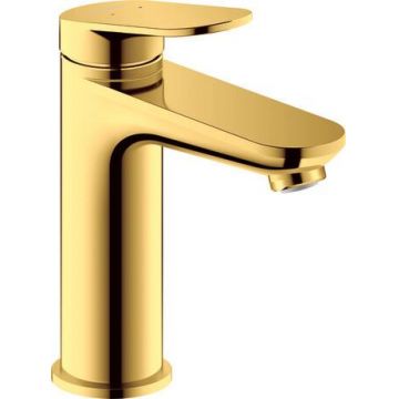 Baterie lavoar Duravit Wave M fara ventil auriu lucios
