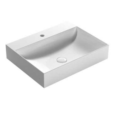 Lavoar Globo Le Lastre cu margine subtire 60x47cm  montare pe mobilier  alb
