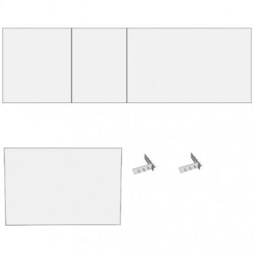 Radaway Flex Set panou frontal si lateral cada Kariteia