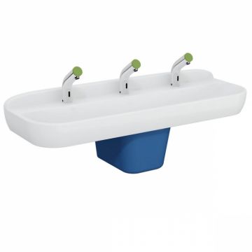 Lavoar   chiuveta baie copii cu 1 nivel, 125cm, 3 orificii pentru baterie, fara orificiul preaplin   7353B003-1741