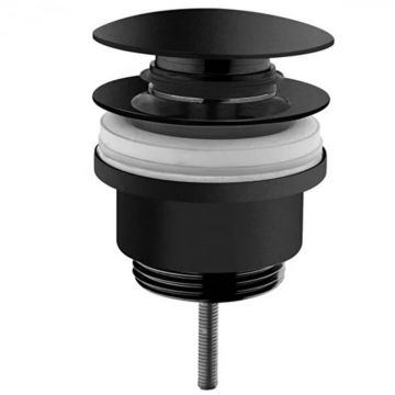 Ventil scurgere negru mat universal push-open   A4514936WTC