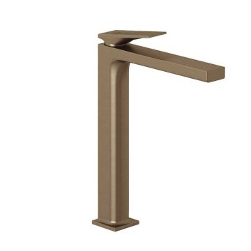 Baterie înaltă pentru lavoar Kludi, Decus 240, fără ventil, brushed bronz