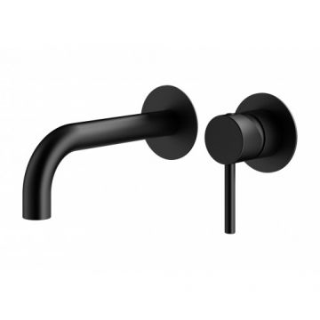 Baterie lavoar incastrata Mariner Rubinetterie Logica, negru - Culoare Negru Baterie lavoar incastrata Mariner Rubinetterie Logica, negru - Culoare Negru