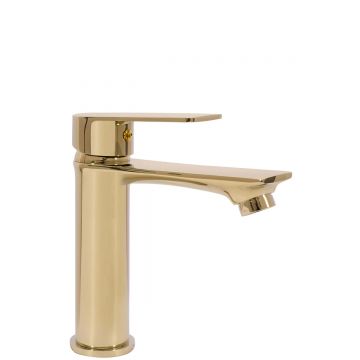Baterie pentru lavoar Rea Mayson Low, auriu lucios