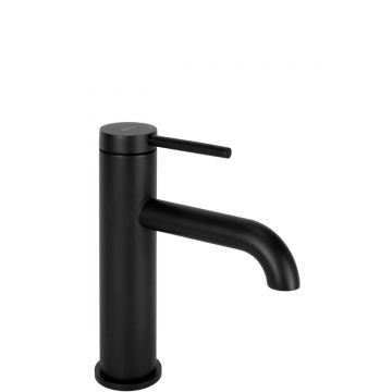 Baterie pentru lavoar Rea Spot Low, negru mat