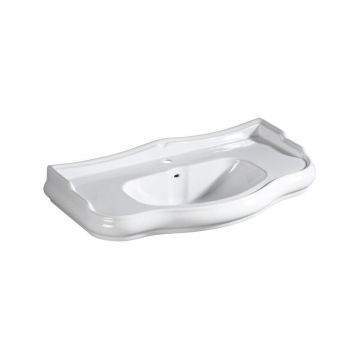 Chiuvetă albă din ceramică 100x54,5 cm Retro – Sapho