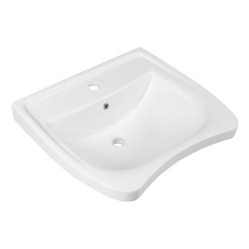 Chiuvetă albă din ceramică 60x55 cm Handicap – Sapho