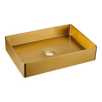 Chiuvetă aurie din oțel inoxidabil 50x35 cm Aurum – Sapho Chiuvetă aurie din oțel inoxidabil 50x35 cm Aurum – Sapho