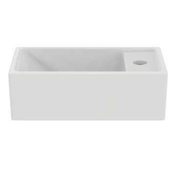 Chiuvetă mică pentru WC albă din ceramică 37x21 cm i.Life S – Ideal Standard