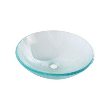 Chiuvetă rotundă din sticlă ø 42 cm Ice – Sapho