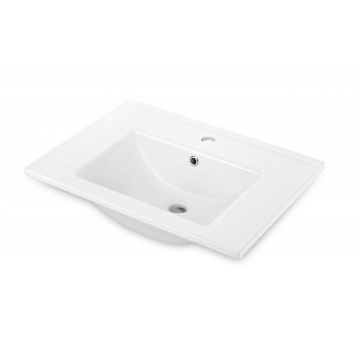 Lavoar ceramic, cu montare încastrată - 60 cm, Floks, CDI_6U6M