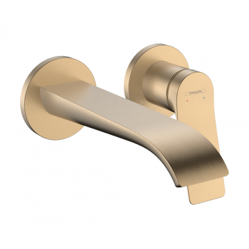 Baterie lavoar Hansgrohe Vivenis cu pipa 192mm  montaj incastrat  necesita corp ingropat  bronz periat