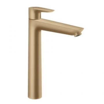 Baterie lavoar inalta Hansgrohe Talis E 240, cu ventil, bronz periat - Culoare Bronze