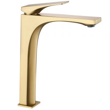 Baterie lavoar Rea Joe, auriu periat, inalta