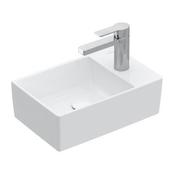 Lavoar asimetric Villeroy & Boch Memento 2.0  40x26cm  fara preaplin  Alb Alpin
