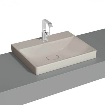 Lavoar   chiuveta baie standard 60cm cu orificiu pentru baterie, fara orificiul preaplin, pe blat   7526B020-0937