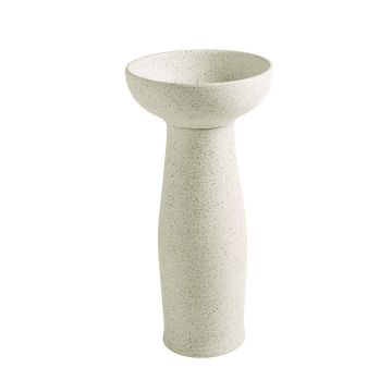 Lavoar freestanding Faenza, 40.5 cm, rotund, ceramica sanitara, imitatie piatra, Elysium Lavoar freestanding Faenza, 40.5 cm, rotund, ceramica sanitara, imitatie piatra, Elysium