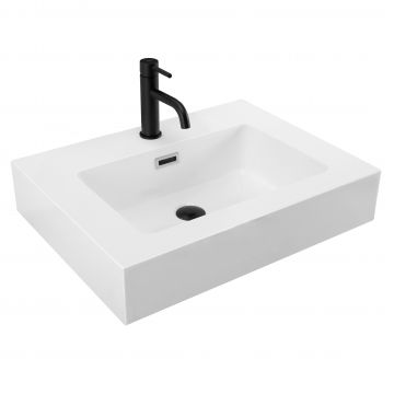 Lavoar pe blat sau pe perete Rea Alison, 61 cm, alb