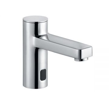 Baterie de lavoar electronica, Kludi, Zenta, alimentare la priza, crom