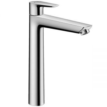 Baterie lavoar, Hansgrohe, Talis E 240, Cu ventil, Crom