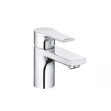 Baterie lavoar, Kludi, Zenta SL 75, cu ventil Push-Open, crom