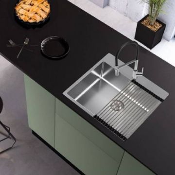 Chiuveta bucatarie inox ALVEUS Nox 120 - Dimensiune 54x51.5cm