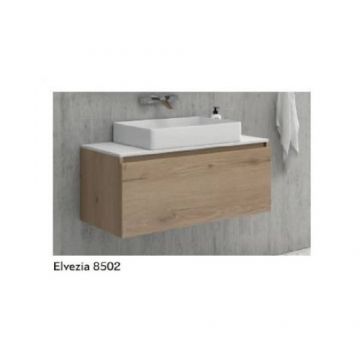 Mobilier Space Karag 80 cm cu lavoar incastrat Quattro 8080 - Dimensiune 80 cm