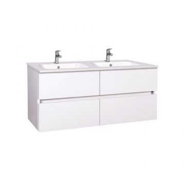 Set mobilier baie Wellis Elois White, 120 cm - Dimensiune 120 cm