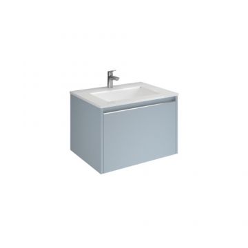 Set mobilier Savinidue Cielo cu lavoar ceramic - Dimensiune 61 cm