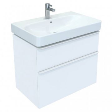 Set Mobilier Suspendat Smyle Cu Lavoar 90 cm, Alb - Geberit - Dimensiune 90 cm