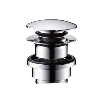 Ventil click-clack, Hansgrohe, cu preaplin, crom