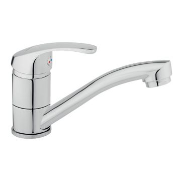 Baterie lavoar, Ferro, Basic, cu pipă mobilă, crom