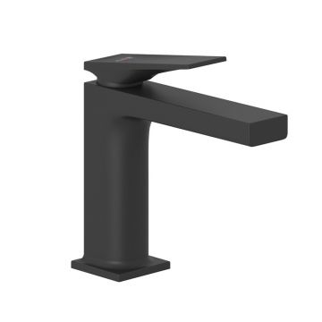 Baterie lavoar Kludi, Decus 110, cu ventil click-clack, negru mat