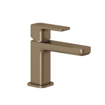 Baterie lavoar Kludi, Renon 85, cu ventil click-clack, brushed bronz