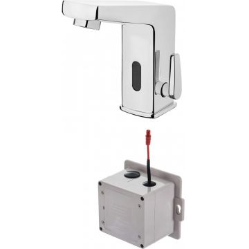 Baterie pentru chiuvetă, fără contact direct, cu reglarea temperaturii - 4xAA, Sensor, BCH_029R