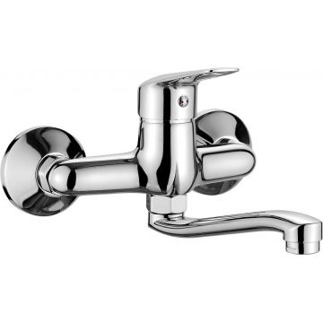 Baterie pentru chiuvetă, montare pe perete, Boro, BMO_050M