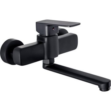 Baterie pentru chiuvetă, montare pe perete, Maro, BLO_N50M