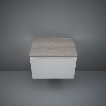 Blat pentru mobilă baie Rak, Plano 60 cm, grey elm