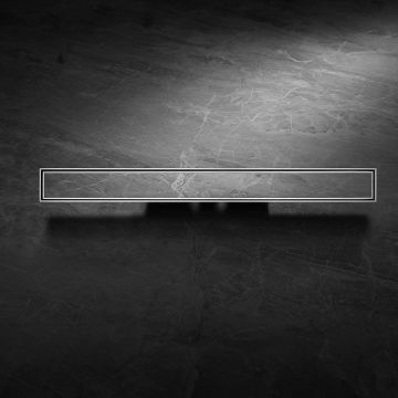 Rigola de dus Elysium Aquatrap, faiantabila, din otel inoxidabil, 80 cm, argintiu nichelat