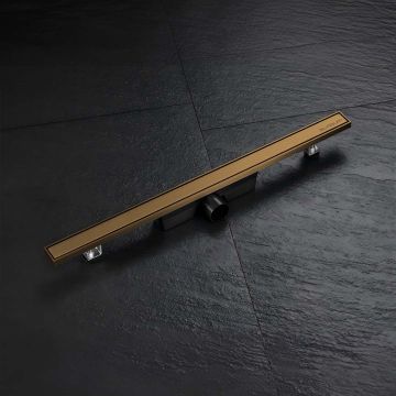 Rigola de dus Elysium Aquatrap Slim, din otel inoxidabil, 60 cm, auriu mat