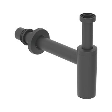 Sifon lavoar, Geberit, cu garnitură de racordare, Ø40 mm, negru mat