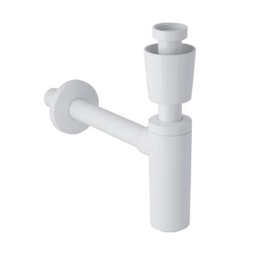 Sifon lavoar, Geberit, cu rozetă de ventil, Ø32 mm, alb