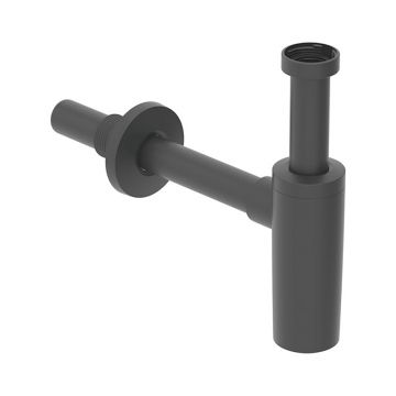 Sifon lavoar, Geberit, cu tub de imersiune, Ø32 mm, negru mat
