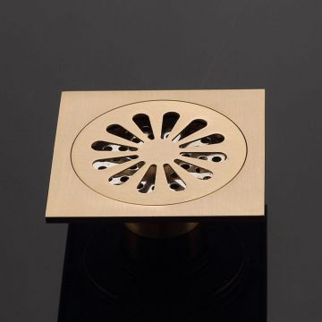 Sifon scurgere pentru montare in pardoseala, Regnet, ramă 100 mm, diametru scurgere 38 mm, cod 1368