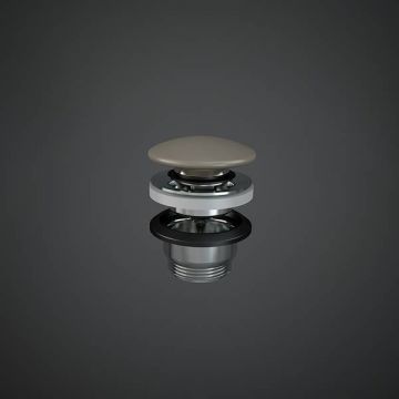 Ventil click clack Rak, Duo, cu capac ceramic, capucino mat