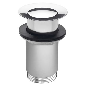 Ventil, Ferro, click-clack, fără preaplin, crom, S283B