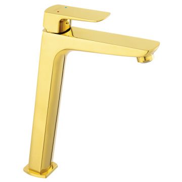 Baterie inalta de lavoar, Ferro, Vitto Verdeline, auriu lucios